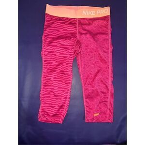 Girls’ Nike Pro Pink Leggings